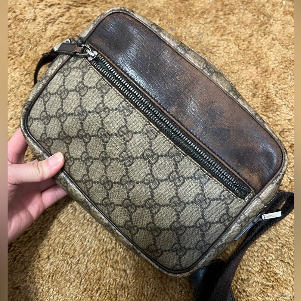 Gucci Crossbody Bag in Brown and Black - Picture 3 of 16